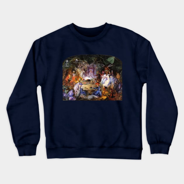 FAIRY BANQUET Wood Fairies Crewneck Sweatshirt by BulganLumini